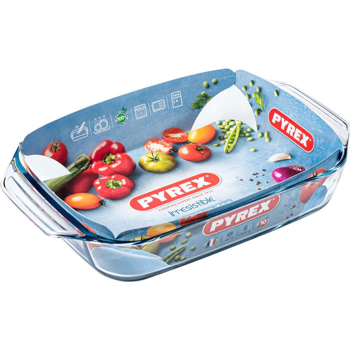 RECTANGULAR PAN WITH HANDLES 2.3 L PYREX IRRESISTIBLE