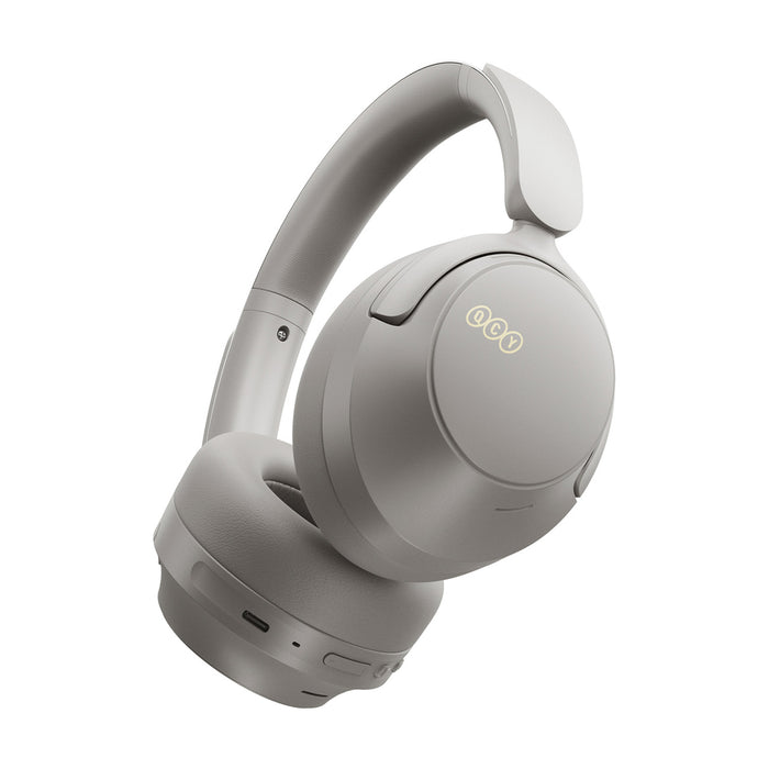 QCY H3S Wireless On-Ear Headphones with LDAC and ANC Noise Cancellation - Gray