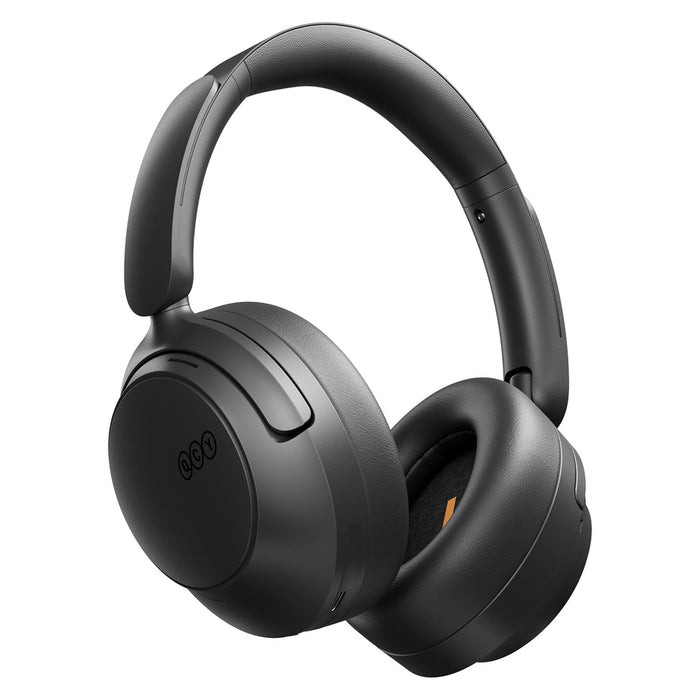 QCY H3S Wireless On-Ear Headphones with LDAC and ANC Noise Cancellation - Black