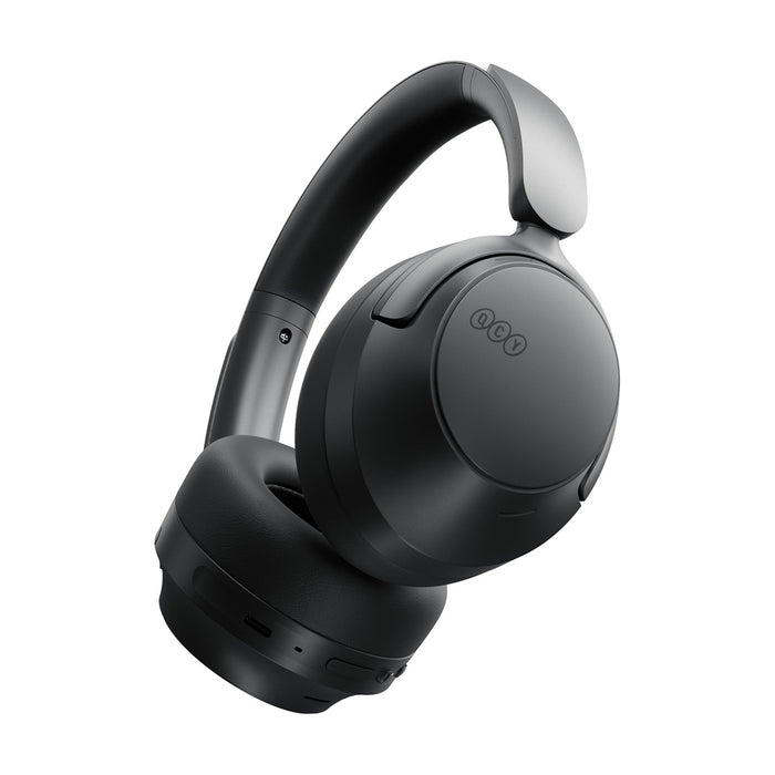 QCY H3S Wireless On-Ear Headphones with LDAC and ANC Noise Cancellation - Black