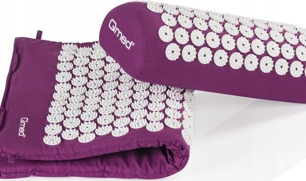 QMED Acupressure mat with cushion Purple