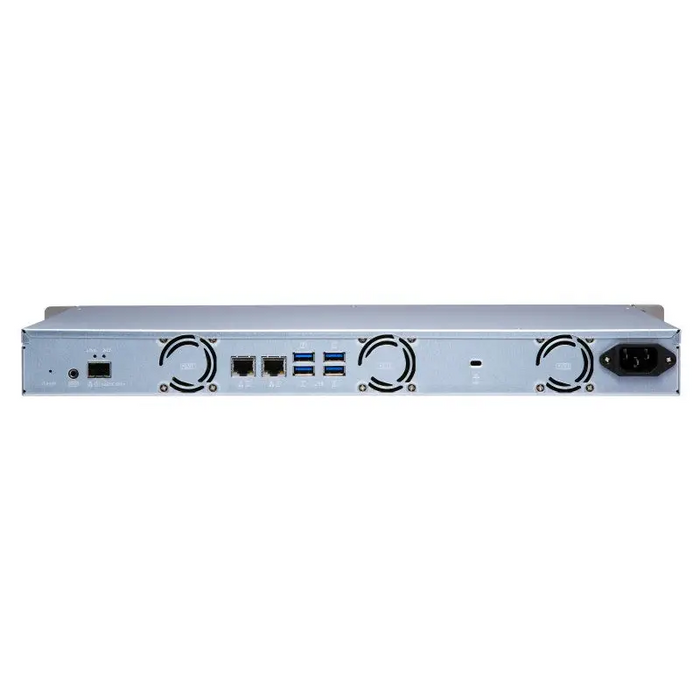 QNAP TS-431XeU NAS Rack (1U) Ethernet LAN Black Stainless steel Alpine AL-314