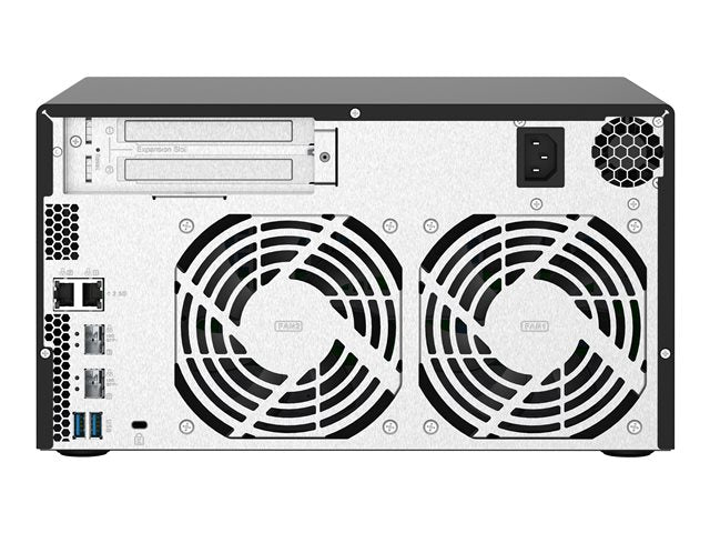 QNAP TS-832PX-4G 8-bay NAS server AL324 1.7GHz Quad Core 4GB DDR4 SODIMM Max. 16GB 2x10GbE SFP+ LAN + 2x2.5GbE