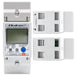 Qoltec 50882 Single phase electronic energy consumption meter for DIN rail | Wi-Fi | TUYA | 230V | LCD - Energy