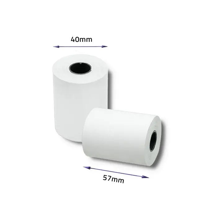 Qoltec 51899 Thermal roll 57 x 16 | 55g / m2 | 10 pcs. | BPA free - Cash register rollsAPP-KAS<<<Paper