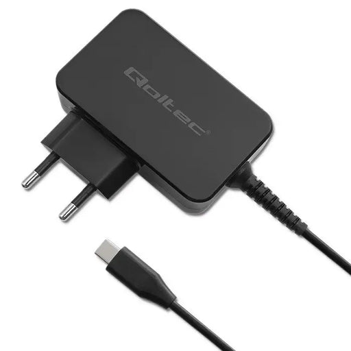 Qoltec 52386 GaN POWER PRO charger | 1xUSB-C | 65W | 5-20V | 3-3.25A | Black - ChargersLAD-SIC<<<Power supplies
