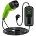 Qoltec 52465 Mobile charger for EV 2-in-1 Type2 with regulation | 3.5kW | 230V | LCD | Portable | Wallbox | 5m - Mobile