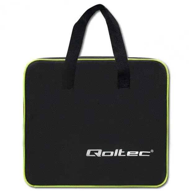 Qoltec 52465 Mobile charger for EV 2-in-1 Type2 with regulation | 3.5kW | 230V | LCD | Portable | Wallbox | 5m - Mobile