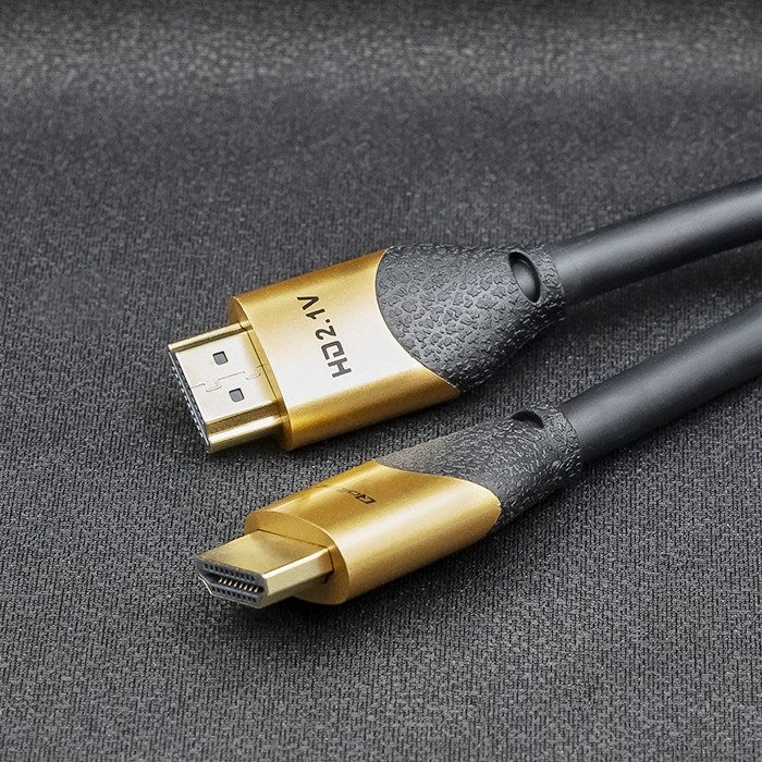 Qoltec 50355 HDMI v2.1 Cable Ultra high speed 8K | 60Hz | 28AWG | GOLD | 2m
