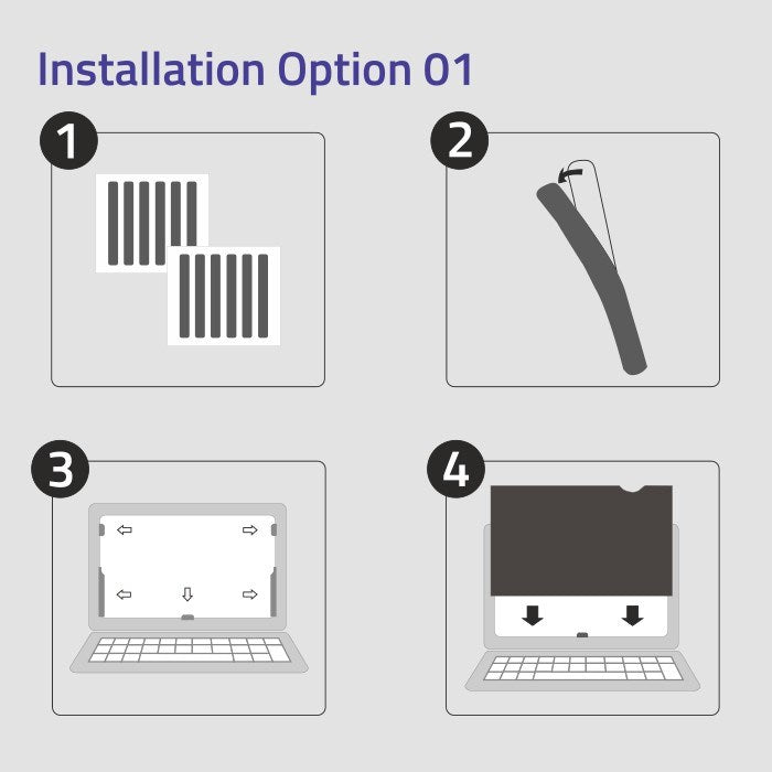 Qoltec 51064 display privacy filters 68.6 cm (27")