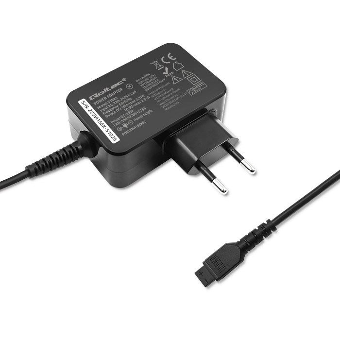Qoltec 51025 power adapter/inverter Black