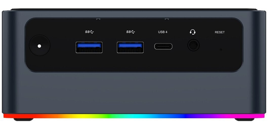 Qoobe U155H Mini PC with Core Ultra 7 155H/16GB/512GB SSD/Windows 11 Pro, black (branded as Morefine)