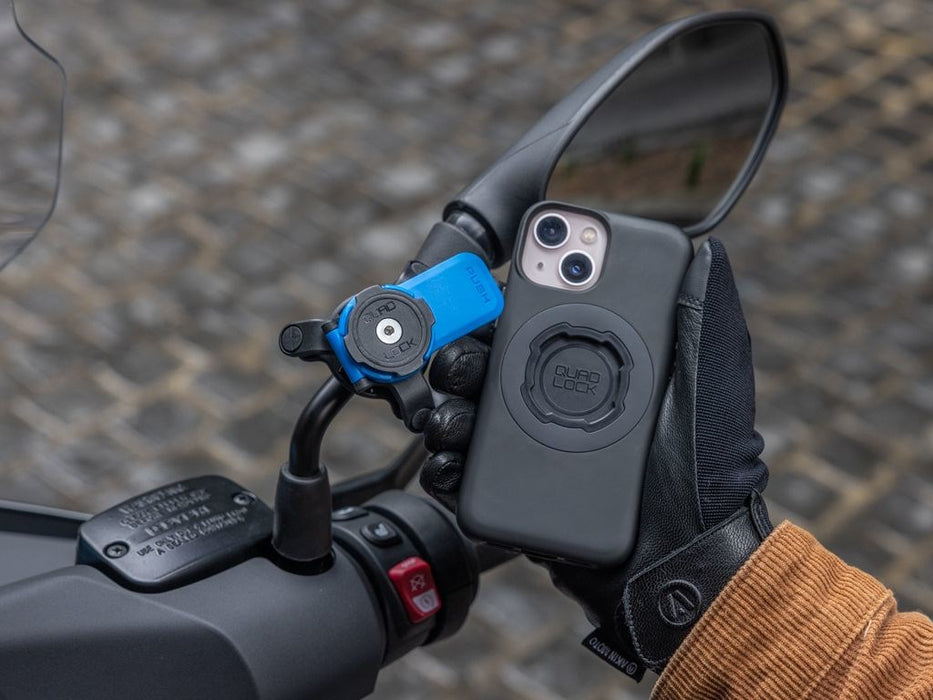 Quad Lock Mirror Mount Passive holder Mobile phone/Smartphone Black, Blue