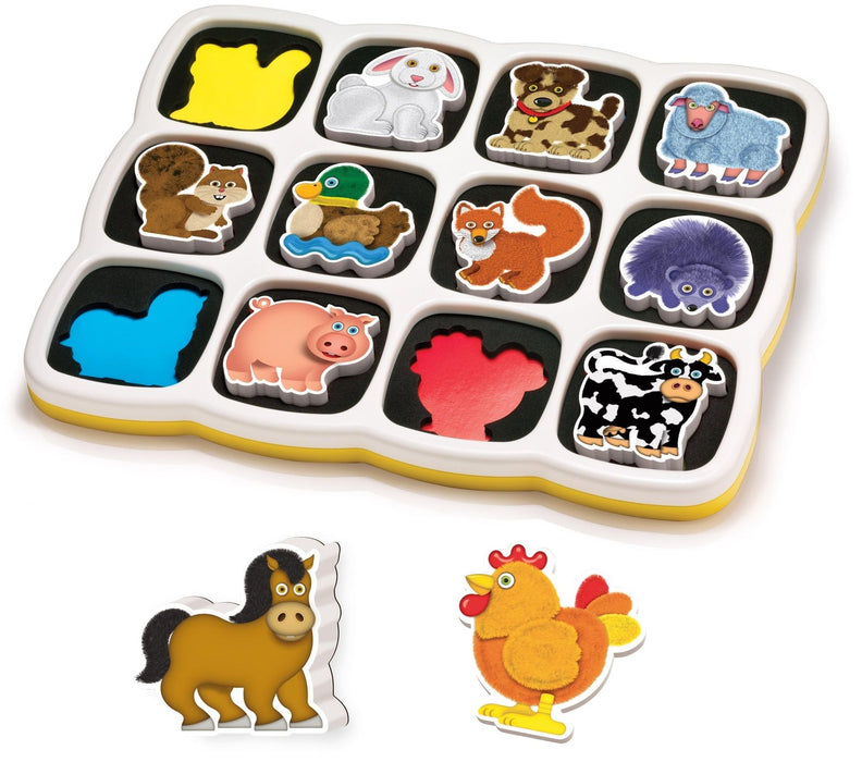 Magnetic children's puzzle Quercetti - Smart, farm animals