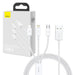 Quick Charge USB to M + L + C Baseus Superior Data 3.5A 1m (White) - Combo Cables<<<USB cables<<<GSM