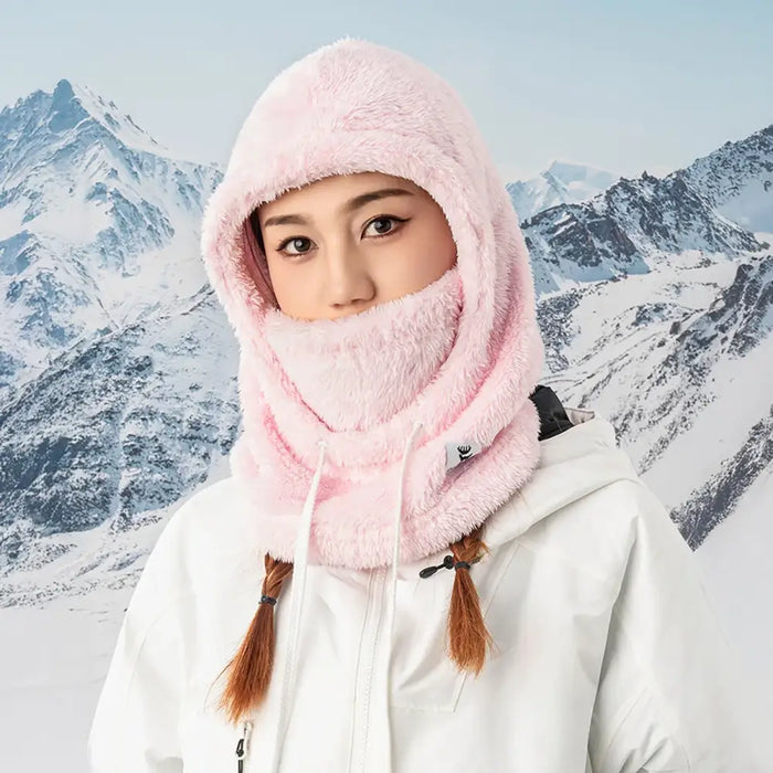 Qunature Arctic Velvet Ski Balaclava Size L - Pink - Sport products<<<HurtelXML
