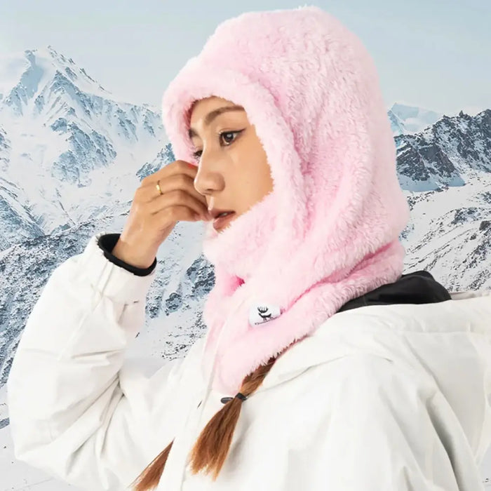 Qunature Arctic Velvet Ski Balaclava Size L - Pink - Sport products<<<HurtelXML