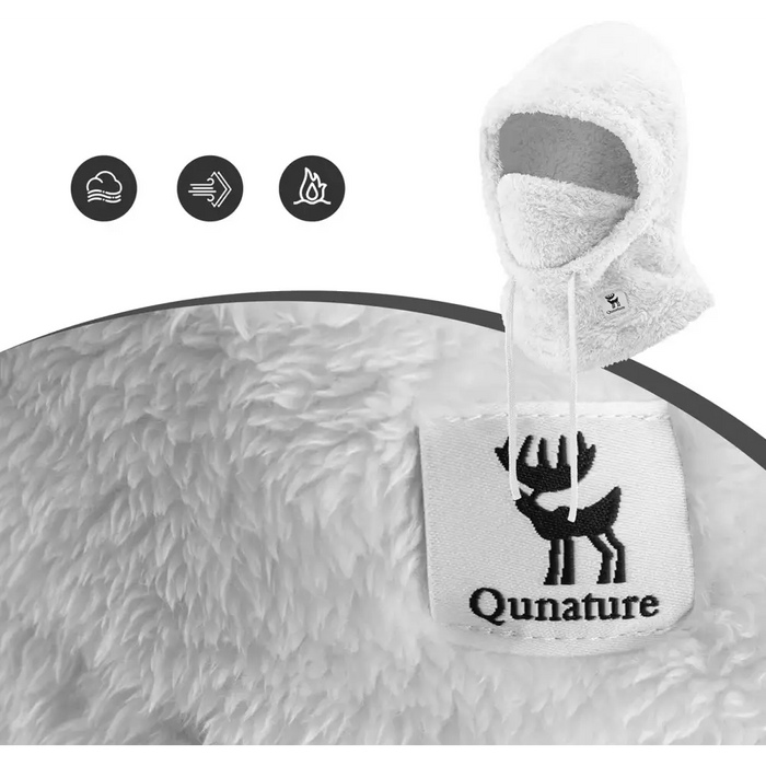 Qunature Arctic Velvet Ski Balaclava Size L - White - Sport products<<<HurtelXML