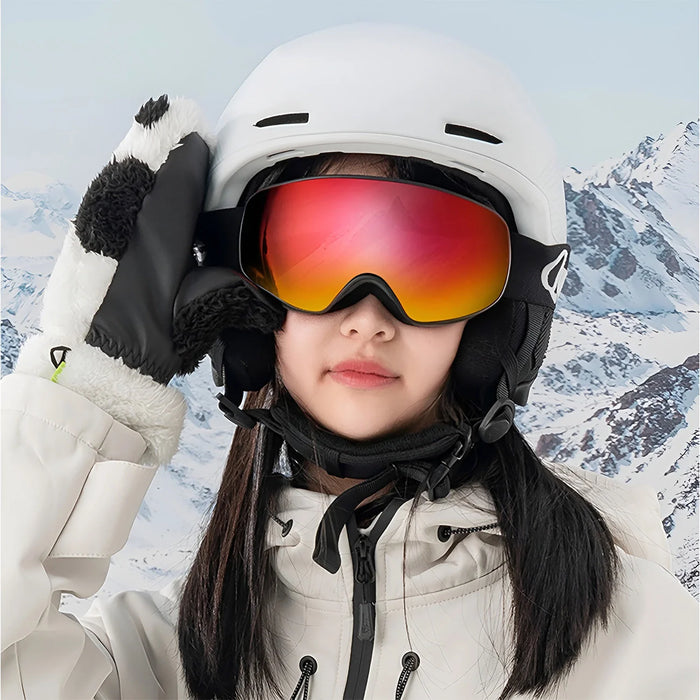 Qunature Black Ski Goggles Kids (Size M/L) - Black - Sport products<<<HurtelXML