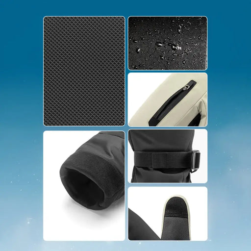 Qunature Full Length Ski Gloves Size M - Black - Sport products<<<HurtelXML