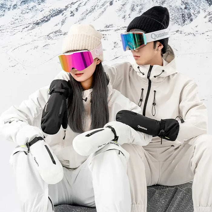 Qunature Full Length Ski Gloves Size M - Black - Sport products<<<HurtelXML