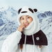 Qunature Panda Ski Balaclava for Kids/Adults Size L - Black/White - Sport products<<<HurtelXML