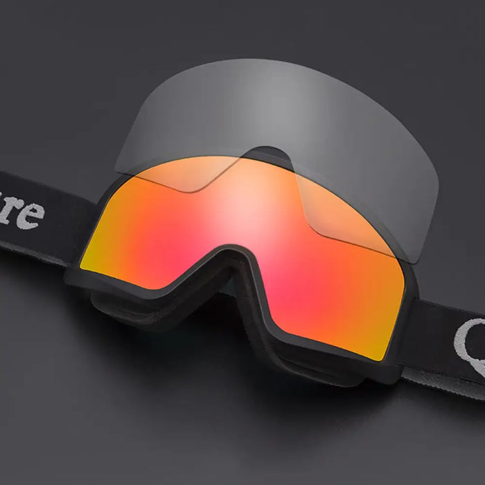 Qunature White Ski Goggles for Adults - Black - Sport products<<<HurtelXML