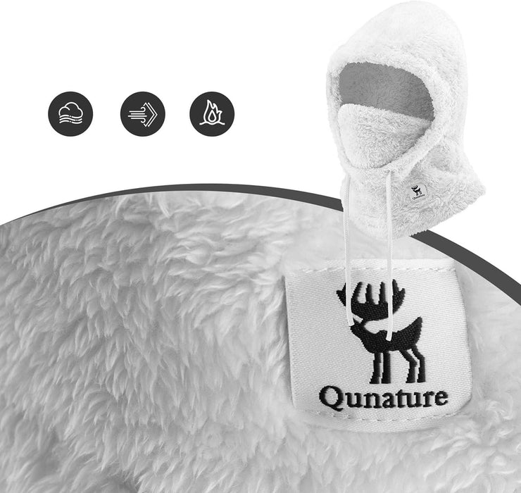 Qunature Arctic Velvet Ski Balaclava Size L - White