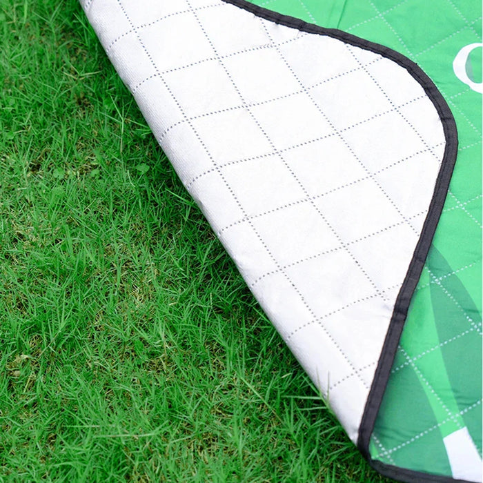 Qunature picnic mat waterproof camping blanket 2 x 2 m - green