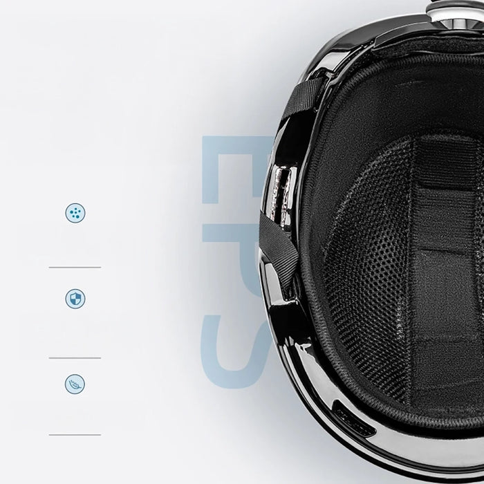 Qunature 10130003003 Ski Helmet with Earmuffs for Snowboard 58-61 cm - Black