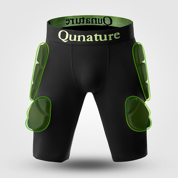 Qunature Ski Hip Protectors - Advanced XL Skis Snowboard Skates - Black