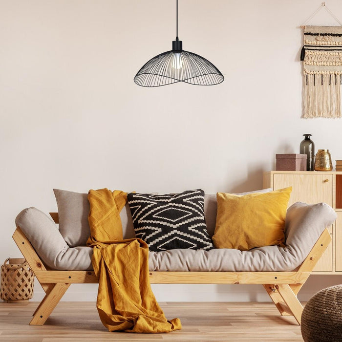PENDANT IDUNA E27 1X60W BLACK MAT