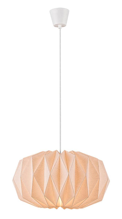 PENDANT ORMINI E27 1X25W WHITE MAT