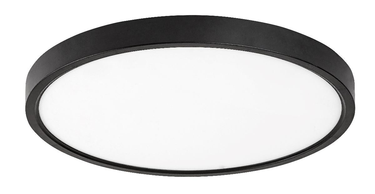 LED CEILING PAULOS 24W D30CM BLACK