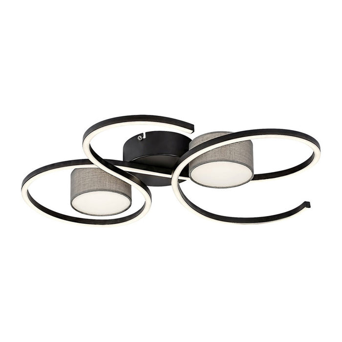 LED CEILING LAMP 38W 4000K BLACK 1880LM RABALUX SHIENA