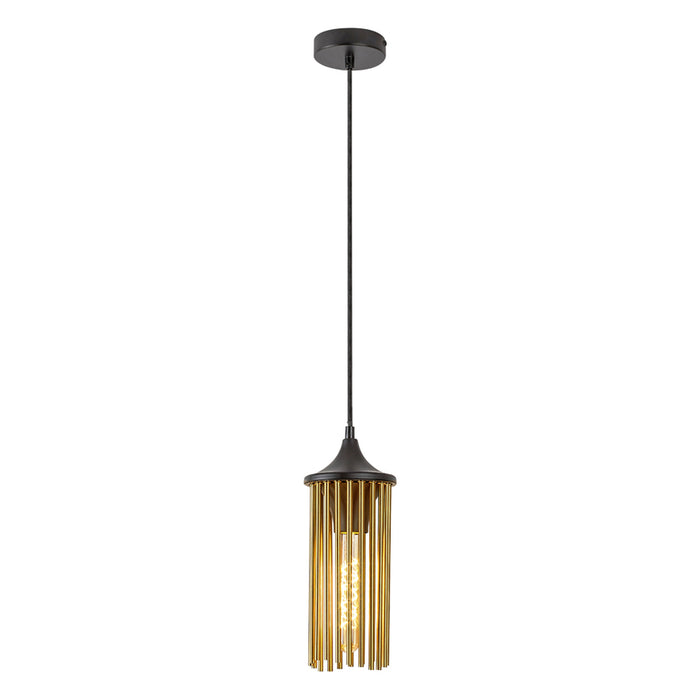 PENDANT E27 BLACK RABALUX ROXAS
