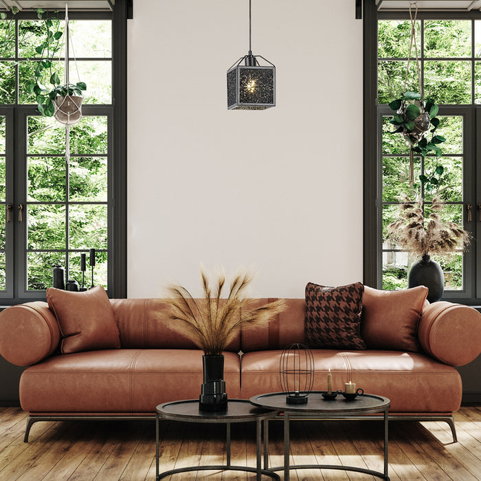 PENDANT E27 BLACK RABALUX SAMILO