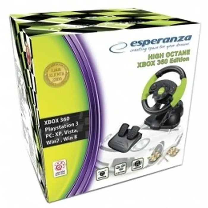 Racing Steering Wheel Esperanza EG104 PlayStation 3 xbox 360 - Аксесоари за конзоли<<<Електроника Игри<<<Компютри|