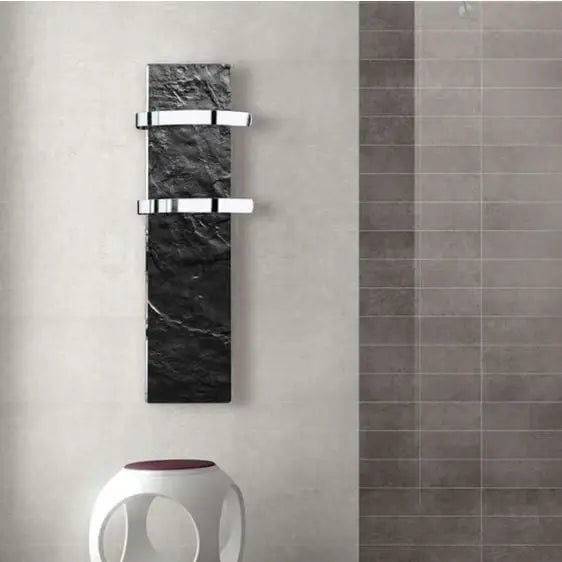 Radiant bathroom convector CLIMASTAR SLIM 500 embossed black - За баня<<<Уреди за