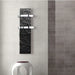 Radiant bathroom convector CLIMASTAR SLIM 500 embossed black - За баня<<<Уреди за