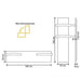 Radiant bathroom convector CLIMASTAR SLIM 500 embossed black - За баня<<<Уреди за