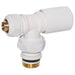 RADIATOR FAUCET LUXURY HYDRO TERM WHITE MAT - Фитинги и аксесоари за отопление<<<Отоплителна инсталация<<<Отопление