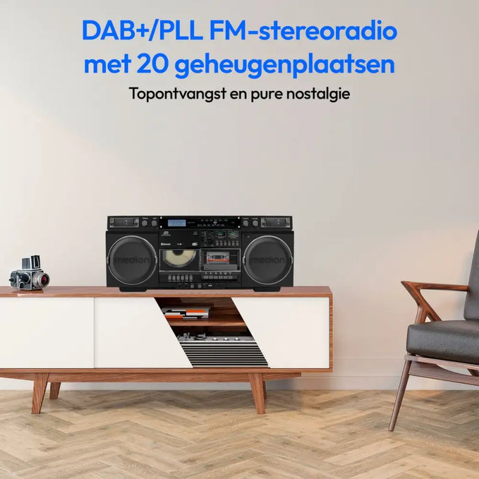 Radio cassette Medion Vintage - Електроника Звук<<<Компютри| Електроника<<<BigBuy&&&CD радио<<<Електроника