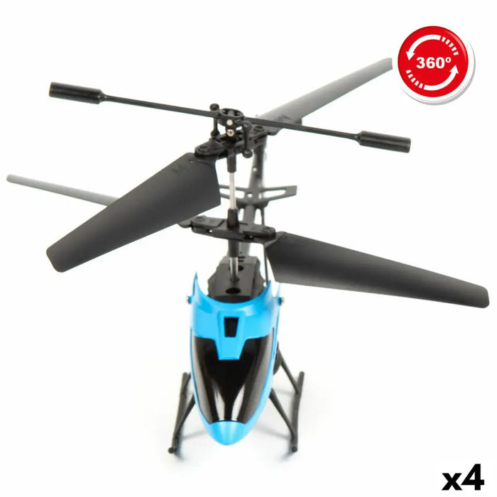 Radio control Helicopter Colorbaby (4 Units) - Електроника Игри<<<Компютри| Електроника<<<BigBuy&&&Търтеите и