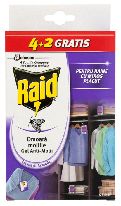 RAID AGAINST MOTHS 6 COUNTS MULTIPACK