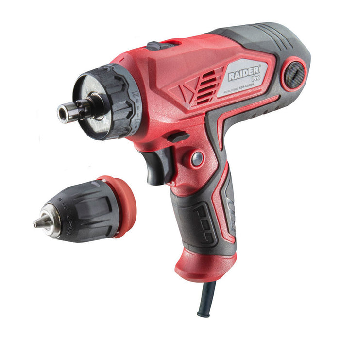 ELECTRIC SCREWDRIVER WITH INTERCHANGEABLE CARTRIDGE RAIDER PRO RDP-CDD09 SUITCASE