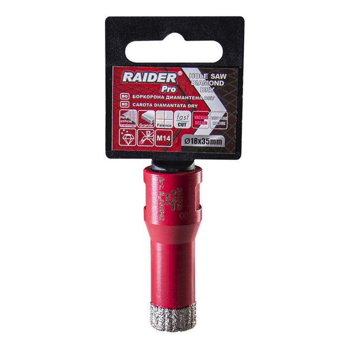 DIAMOND DRY F 18 MM M14 RAIDER PRO DRILL
