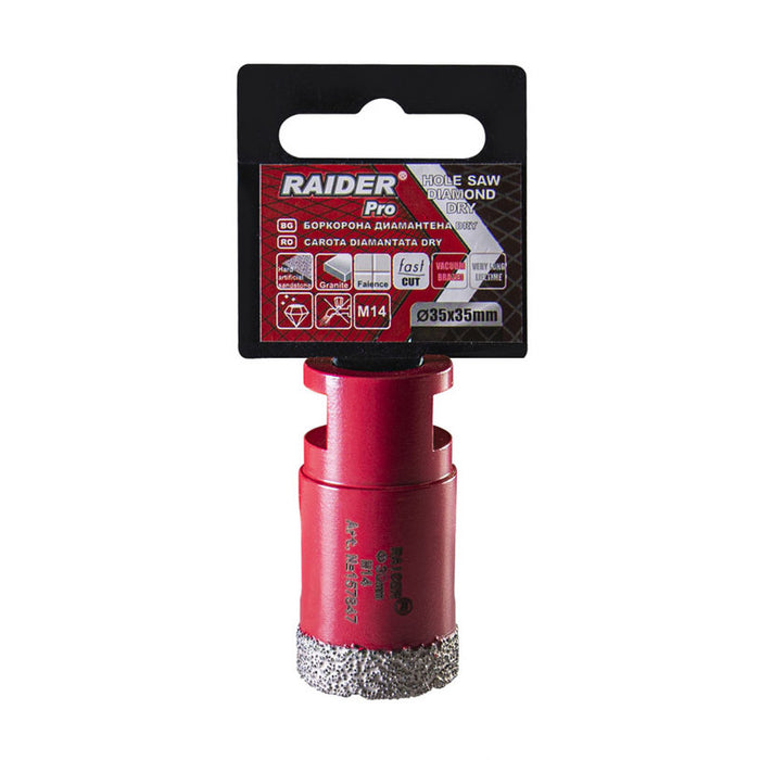 DIAMOND DRY F 35 MM M14 RAIDER PRO DRILL
