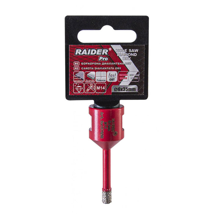 DIAMOND DRY Ф6 MM RAIDER PRO CROWN
