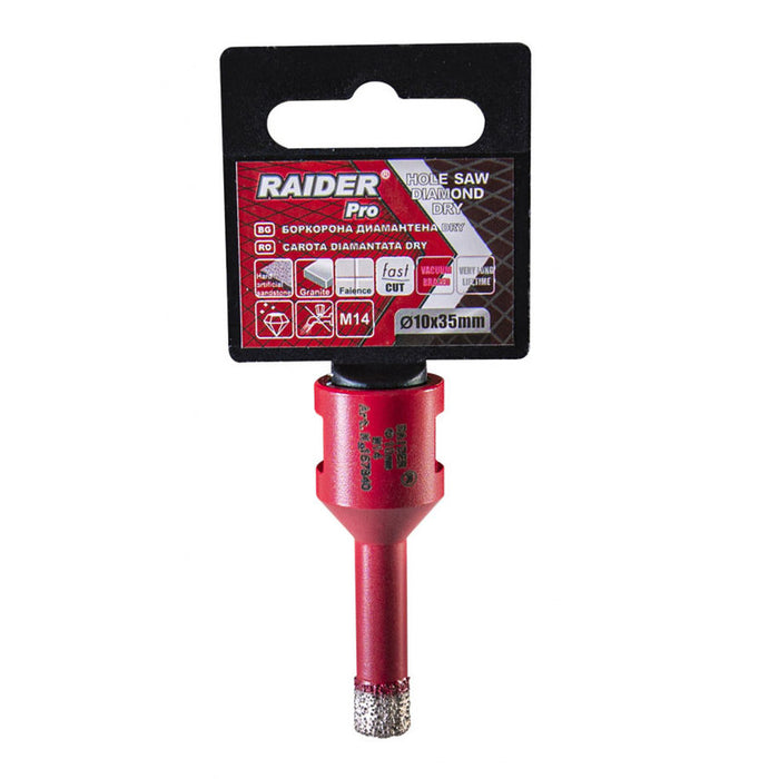 DIAMOND DRY F 10 MM M14 RAIDER PRO BIT